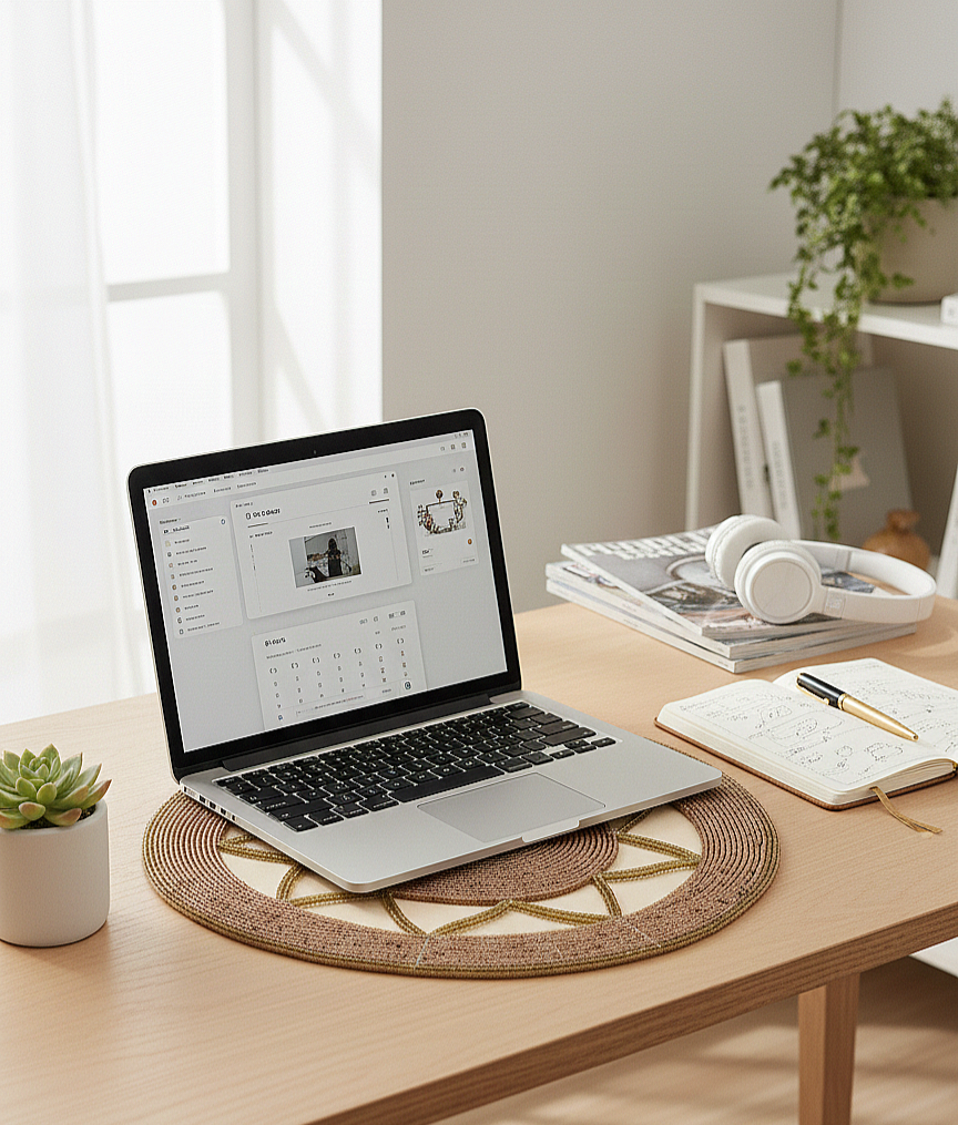 PATTERN HANDMADE BEADED PLACEMAT (SET OF 4 AND 8)