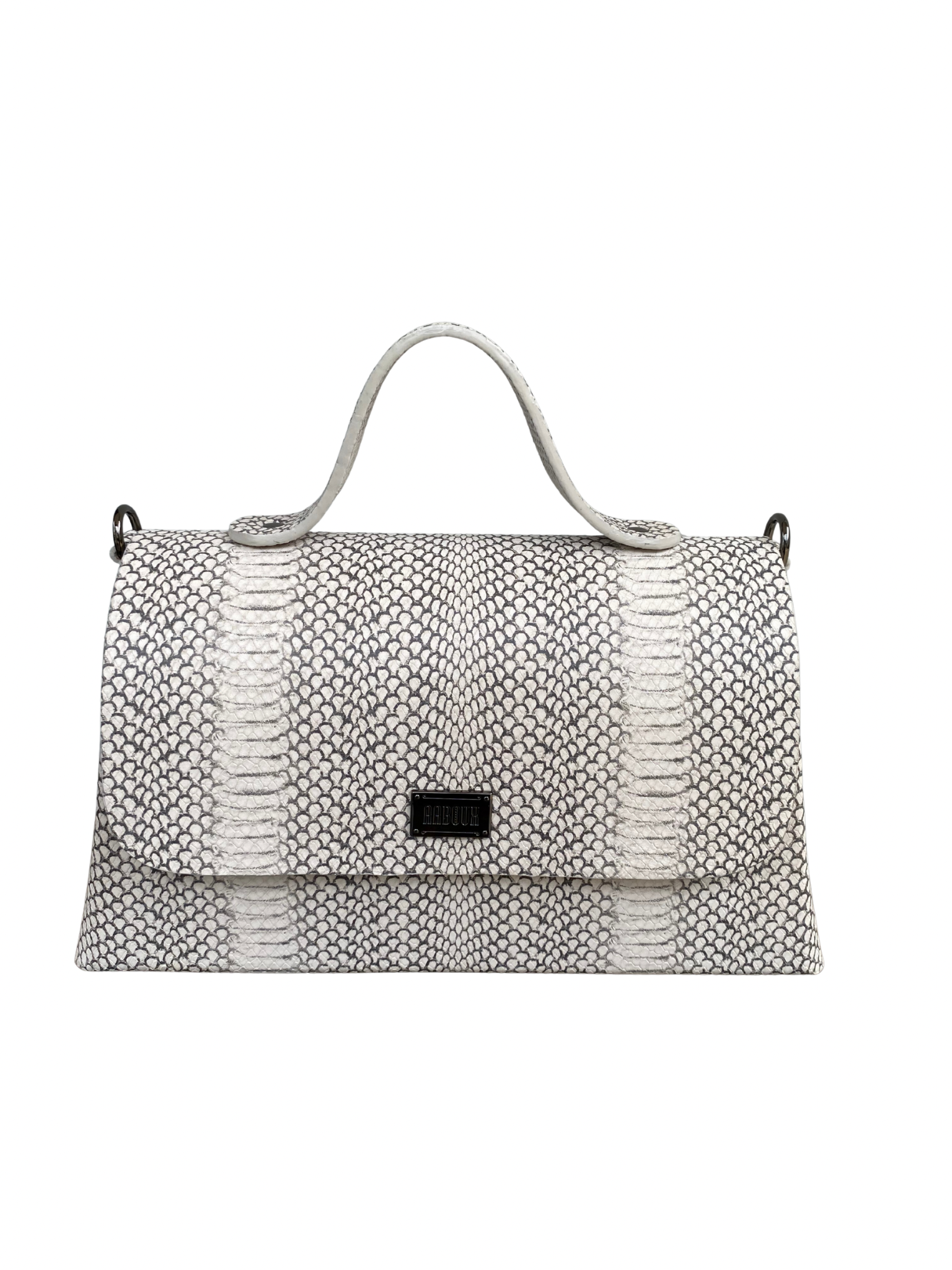 MONOTONE MAXI LEATHER BAG