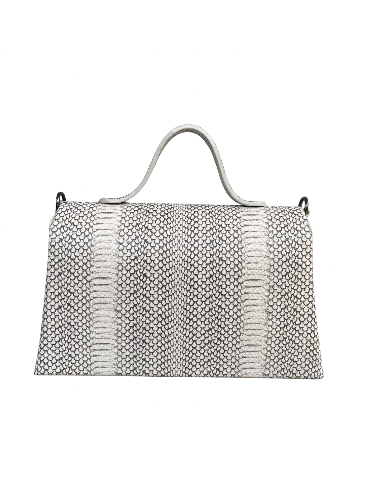 MONOTONE MAXI LEATHER BAG