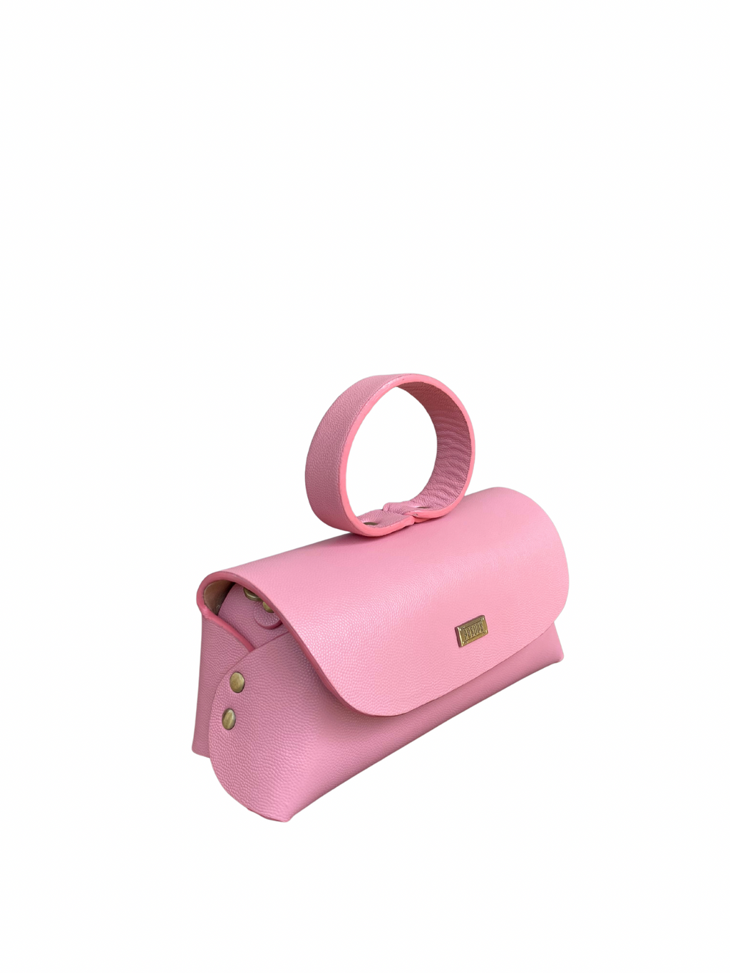 BABY PINK HANDMADE LEATHER HANDBAG