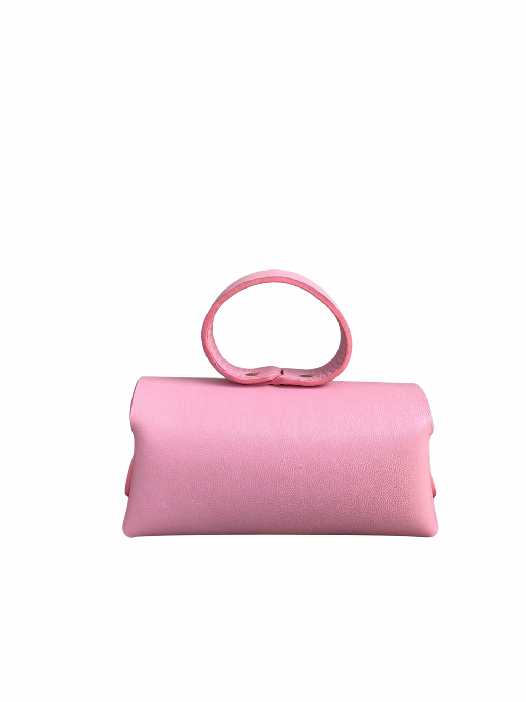 BABY PINK HANDMADE LEATHER HANDBAG