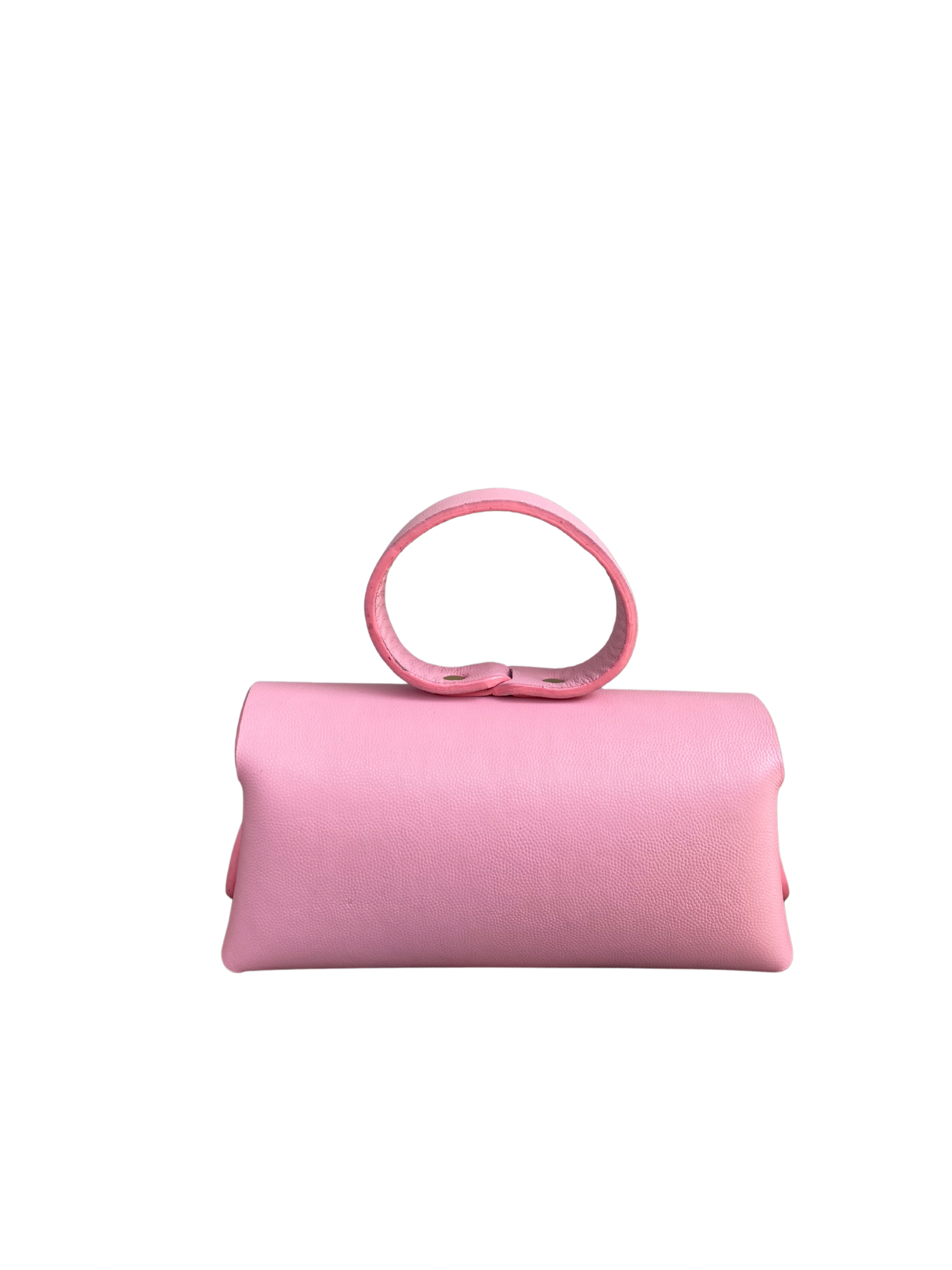 BABY PINK HANDMADE LEATHER HANDBAG